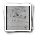 Escritura de empréstimo que faz Josefa Luis Galega aos religiosos do Convento do Carmo da Vidigueira de 400 mil reis, a pagar em um ano com juros de 5%.
